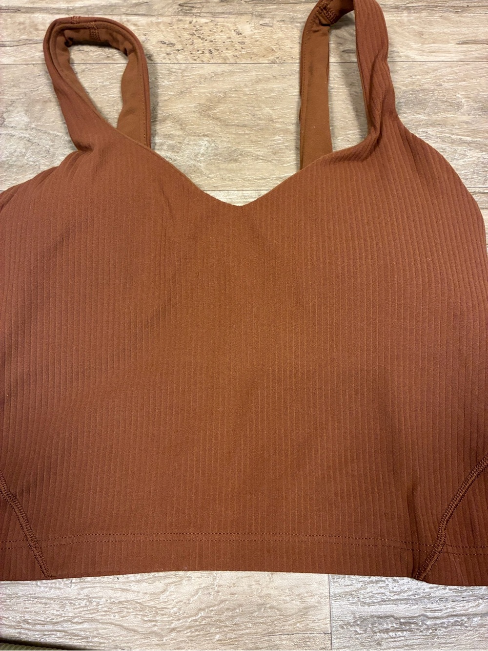 Lululemon 2 Cropped Ribbed Tank Tops Power Pivot Align - Picture 4 of 10